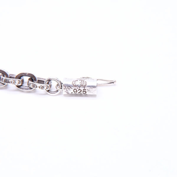 CHROME HEARTS クロムハーツ ラージ ペーパーチェーン ブレスレット 8インチ 重量約36.14g 全長約19cm シルバー925 美品 中古 4a007353