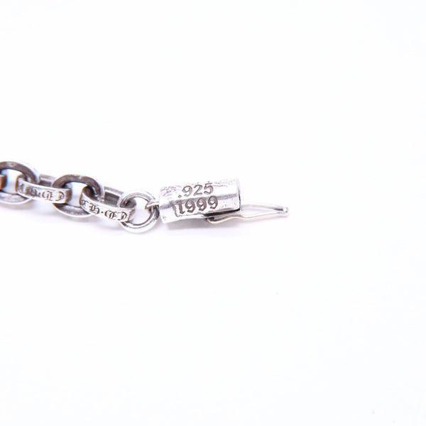 CHROME HEARTS クロムハーツ ラージ ペーパーチェーン ブレスレット 8インチ 重量約36.14g 全長約19cm シルバー925 美品 中古 4a007353