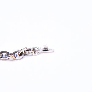 CHROME HEARTS クロムハーツ ラージ ペーパーチェーン ブレスレット 8インチ 重量約36.14g 全長約19cm シルバー925 美品 中古 4a007353