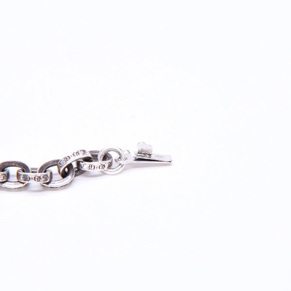 CHROME HEARTS クロムハーツ ラージ ペーパーチェーン ブレスレット 8インチ 重量約36.14g 全長約19cm シルバー925 美品 中古 4a007353