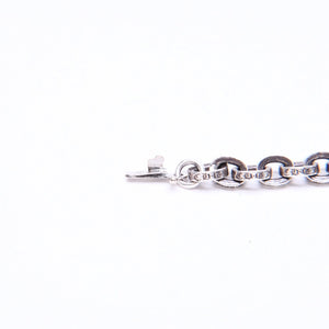CHROME HEARTS クロムハーツ ラージ ペーパーチェーン ブレスレット 8インチ 重量約36.14g 全長約19cm シルバー925 美品 中古 4a007353