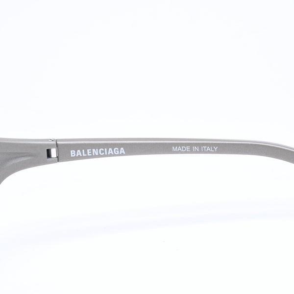 極美品 BALENCIAGA バレンシアガ BAT バット サングラス BB0229SV サイズ59□20-125 サイズXL グレー 中古 4a007033