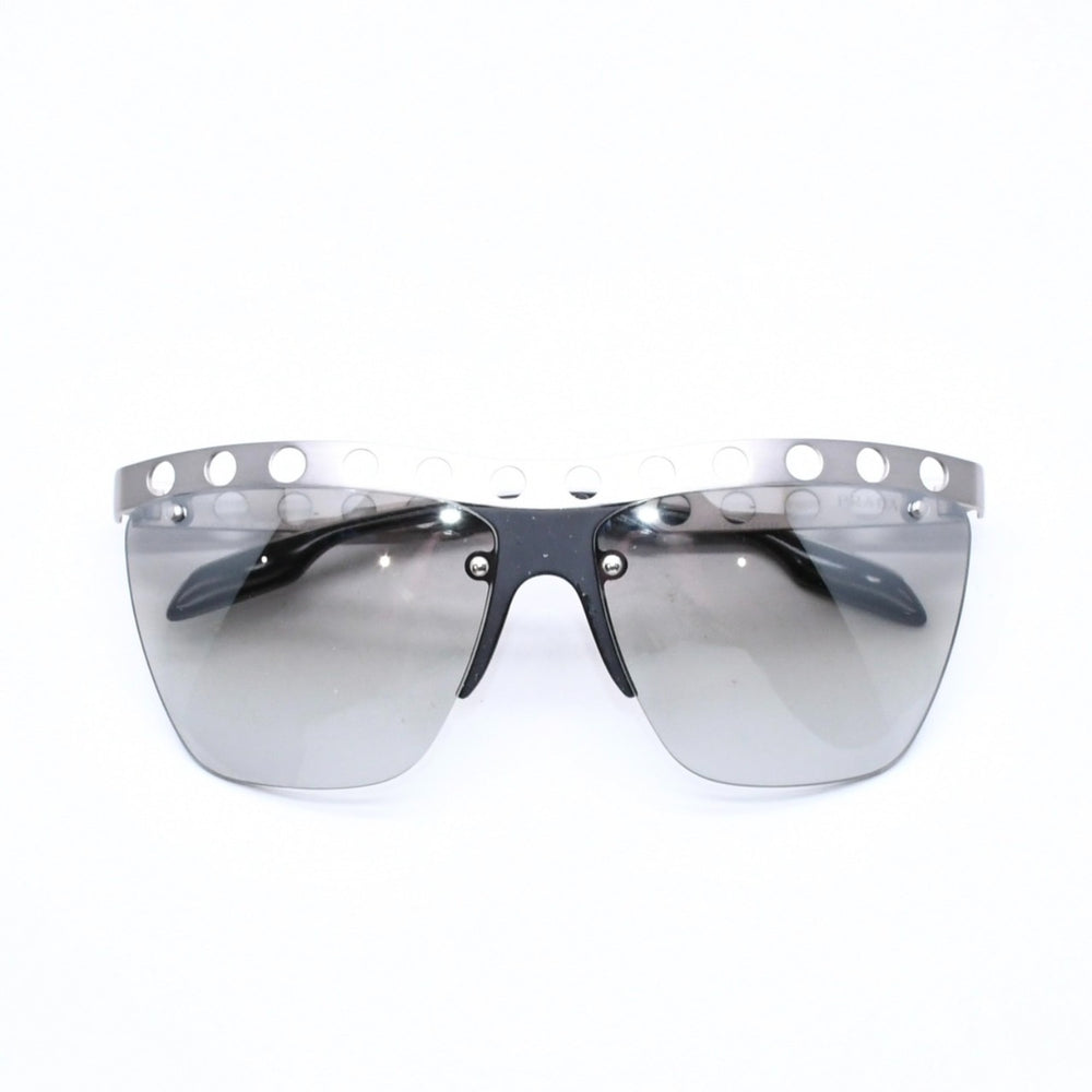 PRADA プラダ サングラス アイウェア SPR53R サイズ62□15 135 メタル プラスチック シルバー ブラック 美品 中古 4a006944