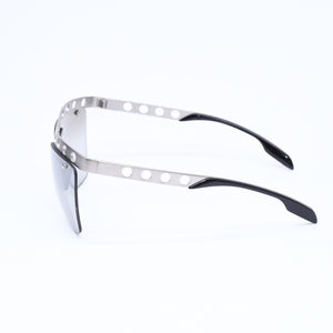 PRADA プラダ サングラス アイウェア SPR53R サイズ62□15 135 メタル プラスチック シルバー ブラック 美品 中古 4a006944