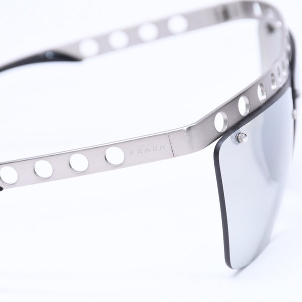 PRADA プラダ サングラス アイウェア SPR53R サイズ62□15 135 メタル プラスチック シルバー ブラック 美品 中古 4a006944
