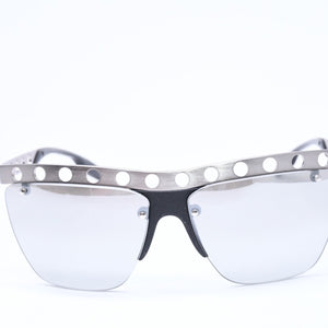 PRADA プラダ サングラス アイウェア SPR53R サイズ62□15 135 メタル プラスチック シルバー ブラック 美品 中古 4a006944