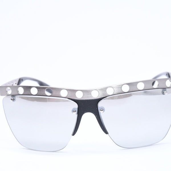 PRADA プラダ サングラス アイウェア SPR53R サイズ62□15 135 メタル プラスチック シルバー ブラック 美品 中古 4a006944