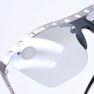 PRADA プラダ サングラス アイウェア SPR53R サイズ62□15 135 メタル プラスチック シルバー ブラック 美品 中古 4a006944