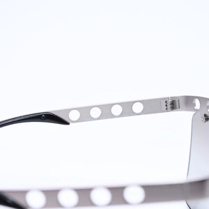 PRADA プラダ サングラス アイウェア SPR53R サイズ62□15 135 メタル プラスチック シルバー ブラック 美品 中古 4a006944