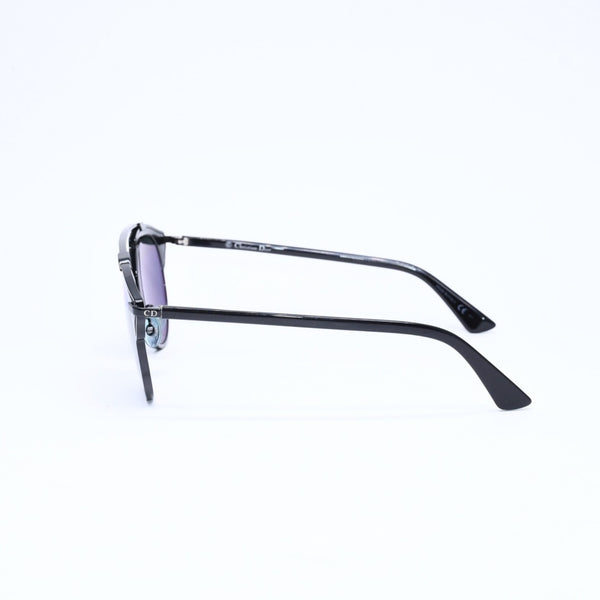 Christian Dior クリスチャンディオール DiorSoReal サングラス アイウェア サイズ48□22 140 ブラック ブルー 美品 中古 4a007026