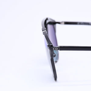 Christian Dior クリスチャンディオール DiorSoReal サングラス アイウェア サイズ48□22 140 ブラック ブルー 美品 中古 4a007026