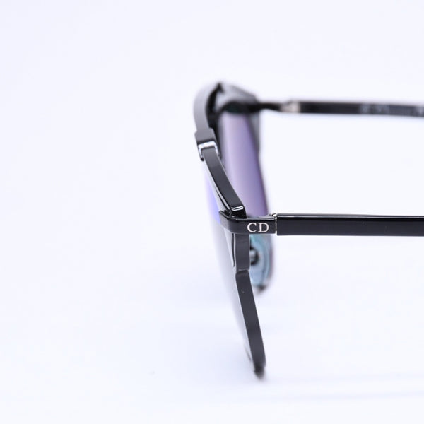Christian Dior クリスチャンディオール DiorSoReal サングラス アイウェア サイズ48□22 140 ブラック ブルー 美品 中古 4a007026