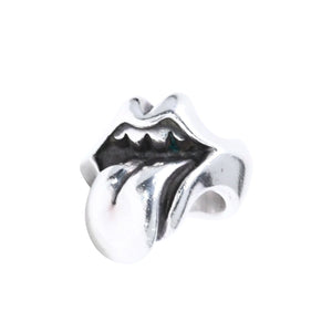 CHROME HEARTS クロムハーツ LIP TONGUE LG リップ&タン ラージ リング 指輪 重量約31.08g サイズ19号 シルバー925 美品 中古 4a007350