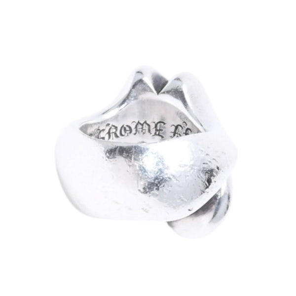 CHROME HEARTS クロムハーツ LIP TONGUE LG リップ&タン ラージ リング 指輪 重量約31.08g サイズ19号 シルバー925 美品 中古 4a007350