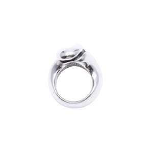 CHROME HEARTS クロムハーツ LIP TONGUE LG リップ&タン ラージ リング 指輪 重量約31.08g サイズ19号 シルバー925 美品 中古 4a007350
