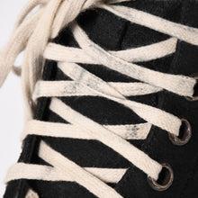 画像をギャラリービューアに読み込む, Rick Owens リックオウエンス × CHROME HEARTS クロムハーツ ジオバスケット スニーカー サイズ44 ブラック ホワイト 美品 中古 4a005116