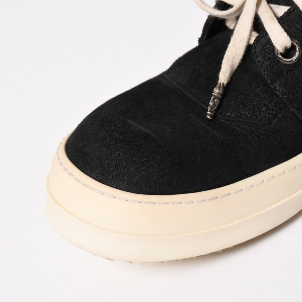 Rick Owens リックオウエンス × CHROME HEARTS クロムハーツ ジオバスケット スニーカー サイズ44 ブラック ホワイト 美品 中古 4a005116