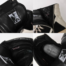 画像をギャラリービューアに読み込む, Rick Owens リックオウエンス × CHROME HEARTS クロムハーツ ジオバスケット スニーカー サイズ44 ブラック ホワイト 美品 中古 4a005116