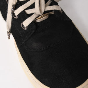 Rick Owens リックオウエンス × CHROME HEARTS クロムハーツ ジオバスケット スニーカー サイズ44 ブラック ホワイト 美品 中古 4a005116