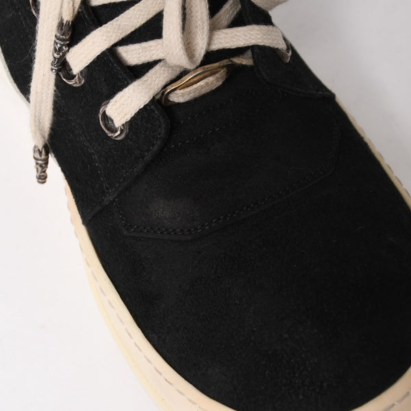 Rick Owens リックオウエンス × CHROME HEARTS クロムハーツ ジオバスケット スニーカー サイズ44 ブラック ホワイト 美品 中古 4a005116