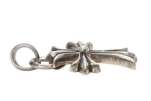 Load image into Gallery viewer, 極美品 CHROME HEARTS クロムハーツ CH CRS SML W/BALE スモールCHクロス Wベイルペンダントトップ チャーム 重量約23.2g 中古 4b013260