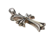 Load image into Gallery viewer, 極美品 CHROME HEARTS クロムハーツ CH CRS SML W/BALE スモールCHクロス Wベイルペンダントトップ チャーム 重量約23.2g 中古 4b013260