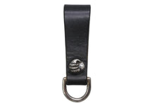 Load image into Gallery viewer, 極美品 CHROME HEARTS クロムハーツ ベルトループ クロー ボタンレザー レザー シルバー925 ブラック シルバー 中古 4b013265