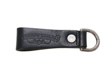 Load image into Gallery viewer, 極美品 CHROME HEARTS クロムハーツ ベルトループ クロー ボタンレザー レザー シルバー925 ブラック シルバー 中古 4b013265