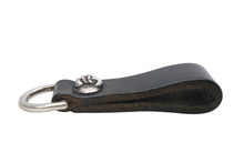 Load image into Gallery viewer, 極美品 CHROME HEARTS クロムハーツ ベルトループ クロー ボタンレザー レザー シルバー925 ブラック シルバー 中古 4b013265
