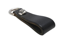 Load image into Gallery viewer, 極美品 CHROME HEARTS クロムハーツ ベルトループ クロー ボタンレザー レザー シルバー925 ブラック シルバー 中古 4b013265