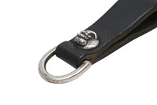 Load image into Gallery viewer, 極美品 CHROME HEARTS クロムハーツ ベルトループ クロー ボタンレザー レザー シルバー925 ブラック シルバー 中古 4b013265