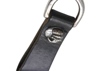 Load image into Gallery viewer, 極美品 CHROME HEARTS クロムハーツ ベルトループ クロー ボタンレザー レザー シルバー925 ブラック シルバー 中古 4b013265