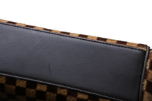 Load image into Gallery viewer, 新品同様品 LOUIS VUITTON ルイヴィトン ライオン ハンドバッグ M92131 ブラウン レザー ダミエソバージュ ゴールド金具 中古 4b011418