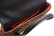 Load image into Gallery viewer, 新品同様品 LOUIS VUITTON ルイヴィトン ライオン ハンドバッグ M92131 ブラウン レザー ダミエソバージュ ゴールド金具 中古 4b011418