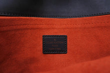 Load image into Gallery viewer, 新品同様品 LOUIS VUITTON ルイヴィトン ライオン ハンドバッグ M92131 ブラウン レザー ダミエソバージュ ゴールド金具 中古 4b011418