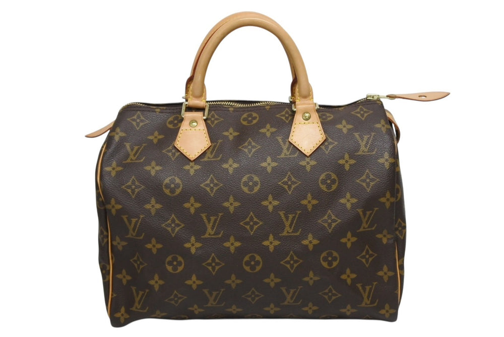 LOUIS VUITTON Speedy 30 Handbag M41526 Monogram Brown Good Condition Used 4b011622