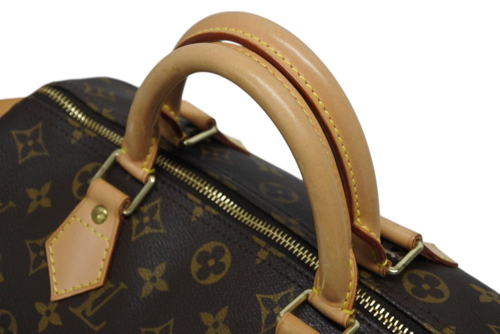 LOUIS VUITTON ルイヴィトン スピーディ30 ハンドバッグ M41526 モノグラム ブラウン 美品 中古 4b011622