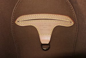 極美品 LOUIS VUITTON ルイヴィトン エリプスPM ハンドバッグ モノグラム M51127 PVC ヌメ革 ブラウン ゴールド金具 中古 4b011616