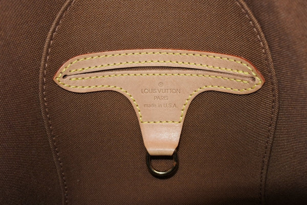 極美品 LOUIS VUITTON ルイヴィトン エリプスPM ハンドバッグ モノグラム M51127 PVC ヌメ革 ブラウン ゴールド金具 中古 4b011616
