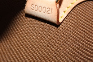 極美品 LOUIS VUITTON ルイヴィトン エリプスPM ハンドバッグ モノグラム M51127 PVC ヌメ革 ブラウン ゴールド金具 中古 4b011616