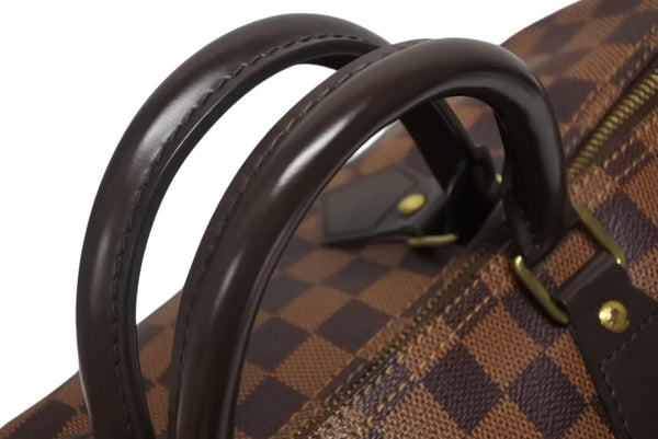 極美品 LOUIS VUITTON ルイヴィトン スピーディ35 ハンドバッグ N41363 ダミエキャンバス ブラウン ゴールド金具 中古 4b011629