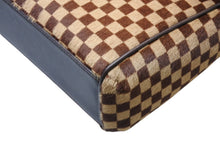 Load image into Gallery viewer, 新品同様品 LOUIS VUITTON ルイヴィトン ライオン ハンドバッグ M92131 ブラウン レザー ダミエソバージュ ゴールド金具 中古 4b011418