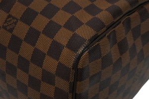 極美品 LOUIS VUITTON ルイヴィトン スピーディ35 ハンドバッグ N41363 ダミエキャンバス ブラウン ゴールド金具 中古 4b011629