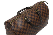 Load image into Gallery viewer, 極美品 LOUIS VUITTON ルイヴィトン スピーディ35 ハンドバッグ N41363 ダミエキャンバス ブラウン ゴールド金具 中古 4b011629