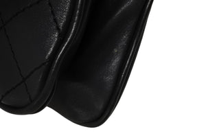 極美品 CHANEL シャネル Paris-Dallas フリンジ フラップ サドルバッグ キルティング 2014年 19番台 カーフスキン ブラック 4b011468