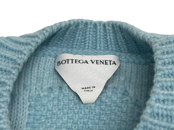 BOTTEGA VENETA ボッテガヴェネタ 立体ロゴ オーバーサイズニットセーター 707883 V26T0 サイズs 美品 中古 4b011339