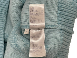 BOTTEGA VENETA ボッテガヴェネタ 立体ロゴ オーバーサイズニットセーター 707883 V26T0 サイズs 美品 中古 4b011339