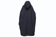 Load image into Gallery viewer, 新品同様 CHROME HEARTS クロムハーツ ダガージップ ムートン ロングコート クロスパッチ レザー ナイロン サイズXL 中古 4b011470
