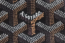 Load image into Gallery viewer, 新品未使用 GOYARD ゴヤール プリュメ ポーチウォレット ショルダーバッグ ブラウン PVC レザー シルバー金具 中古 4b011431
