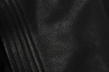 Load image into Gallery viewer, 新品同様 CHROME HEARTS クロムハーツ ダガージップ ムートン ロングコート クロスパッチ レザー ナイロン サイズXL 中古 4b011470
